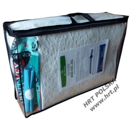 EKO-OIL 35L - ekologiczny zestaw - sorbenty olejowe 35L