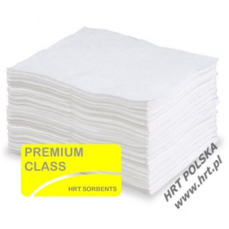 SMOG4050.100 - sorbent tylko do oleju - mata PREMIUM 0,40m x 0,50m - 100 szt.