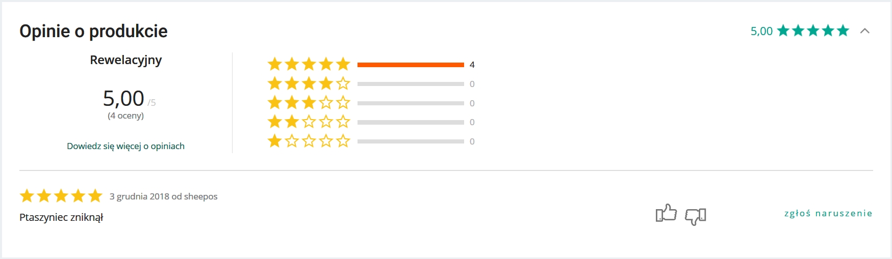 ptaszyniec ziemia okrzemkowa opinie